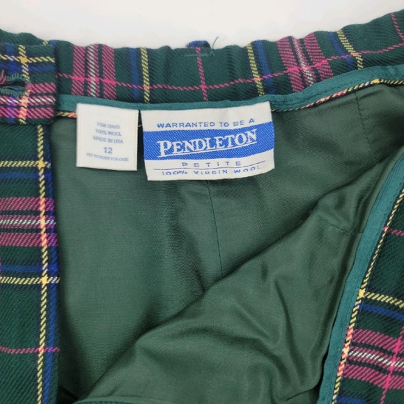 Pendleton Three Piece Skirt and Shorts Set Vintage - Picture 9 of 11